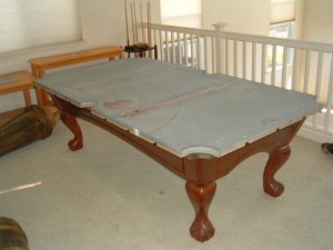 Proper pool table moving process in Carlsbad California